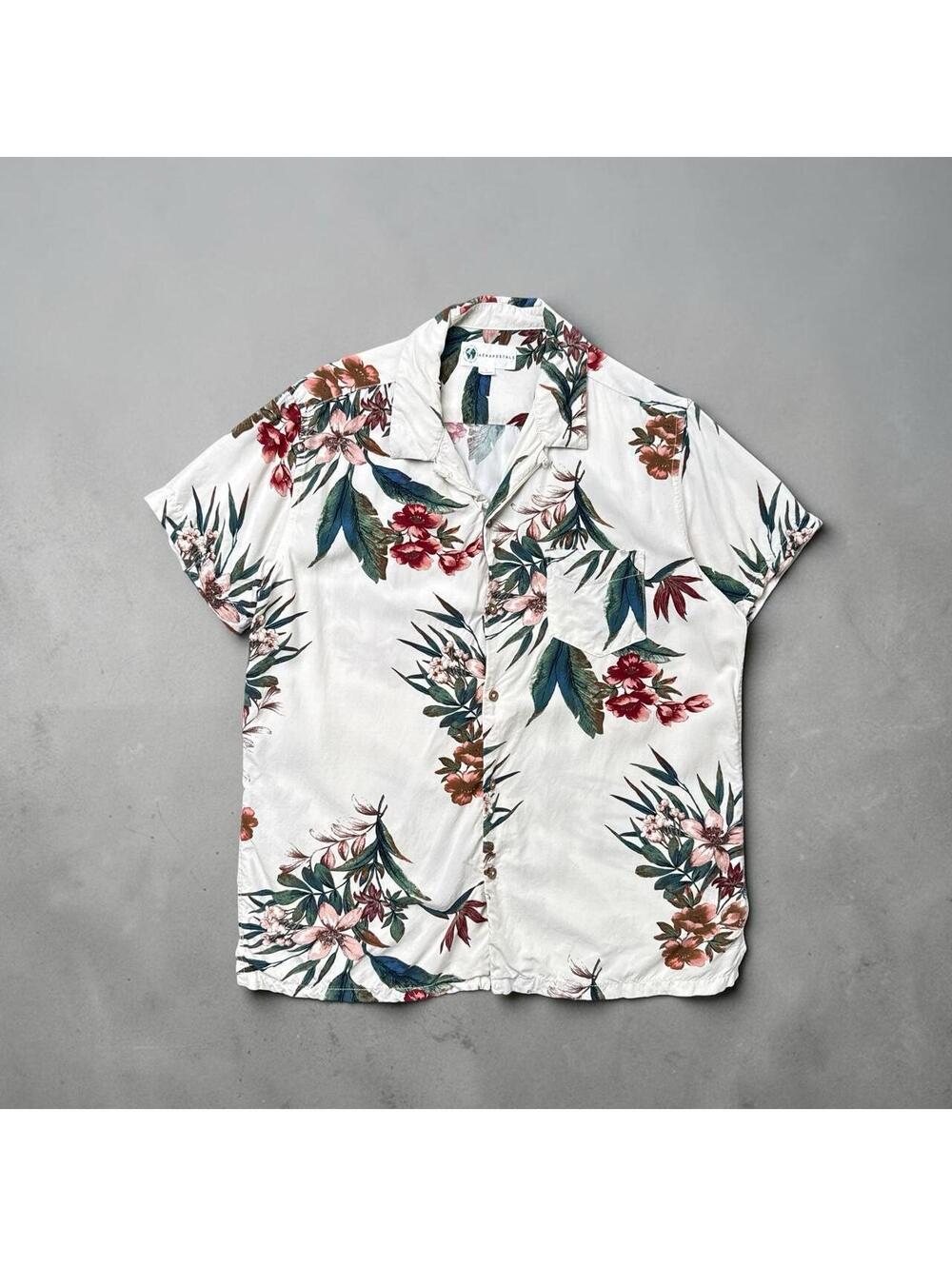 Y2K Hollister Hawaii Surf Button Up Short Sleeve shirt